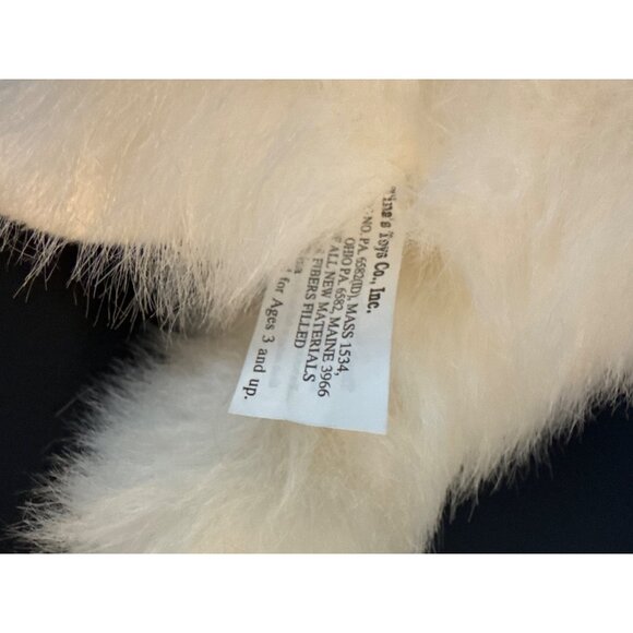 Realistic 18" Long Hair White Kitty Cat Tina's Toys Plush Stuffed Animal - Picture 3 of 6